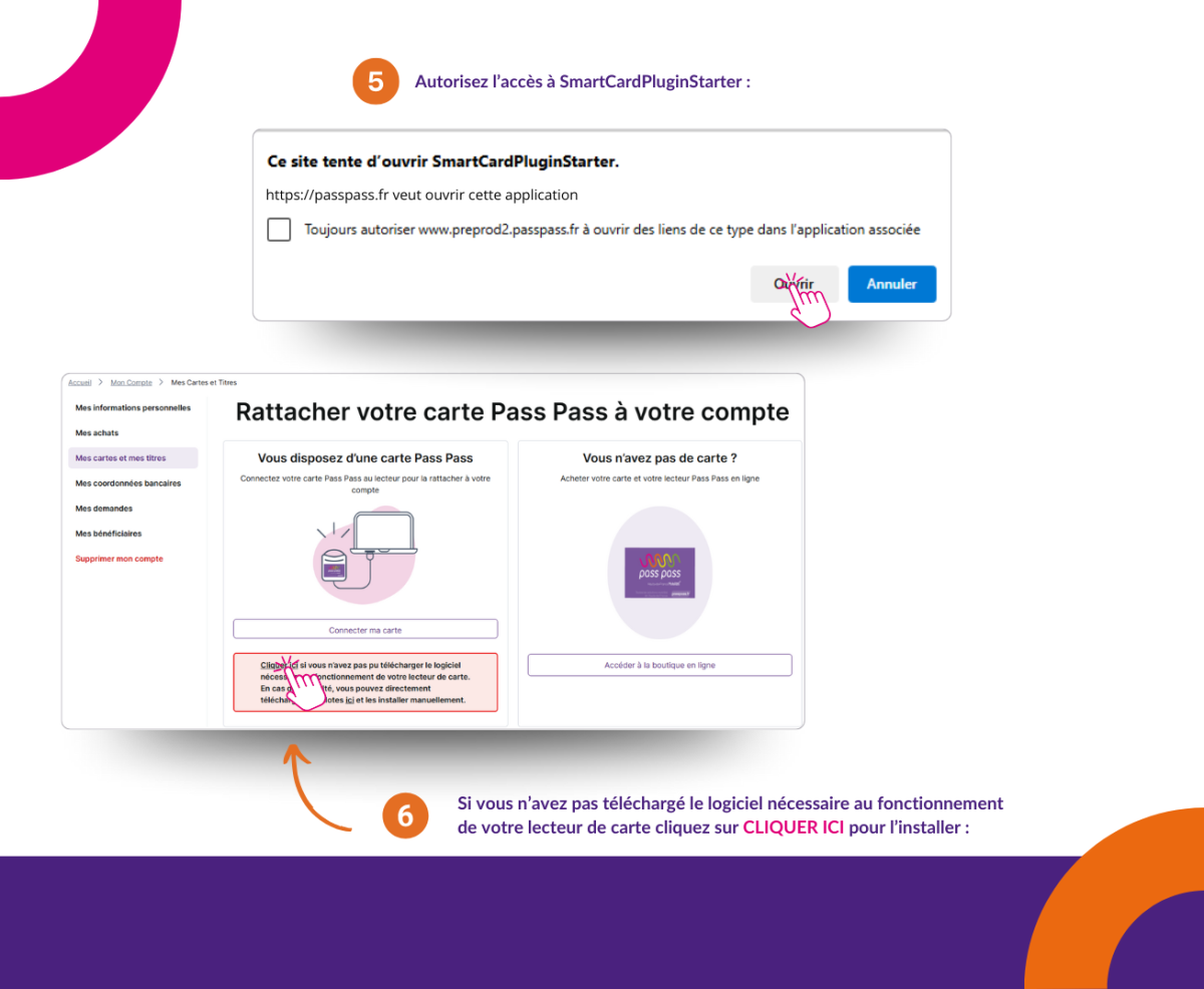Installer et utiliser le lecteur de carte