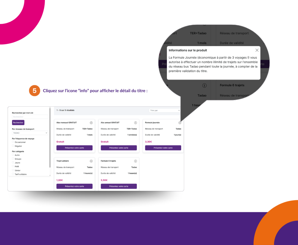 Commander des titres de transport en mode  connecté à un compte Pass Pass