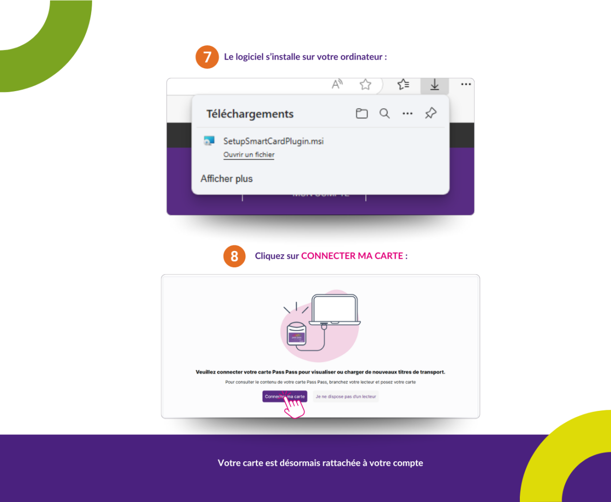 Installer et utiliser le lecteur de carte