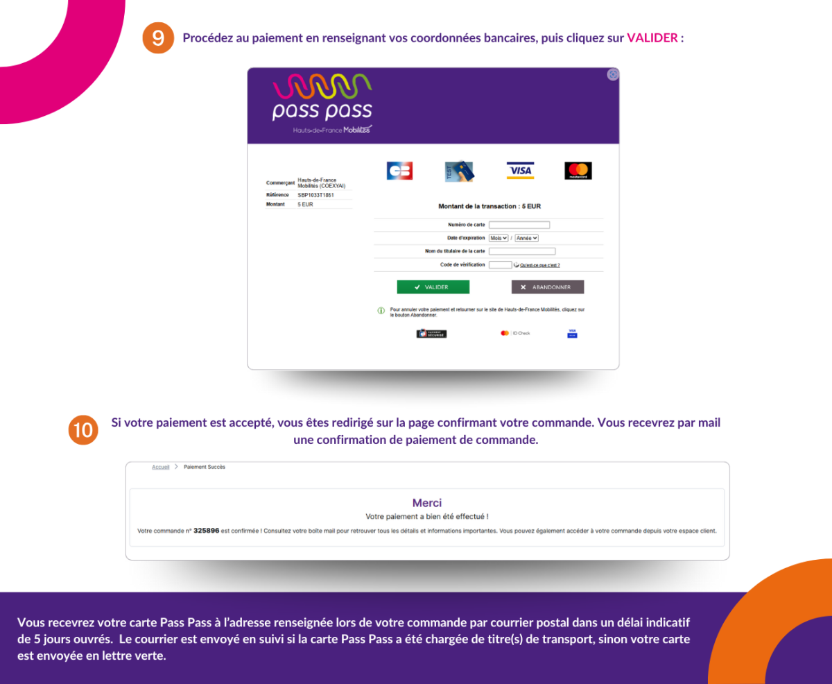 Commander une carte Pass Pass 