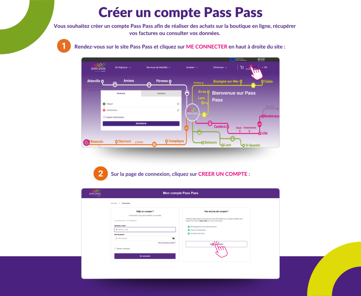 Créer un compte Pass Pass